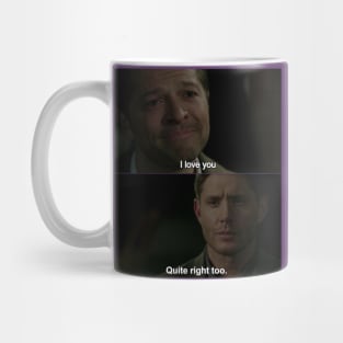 Superwho Destiel meme Mug